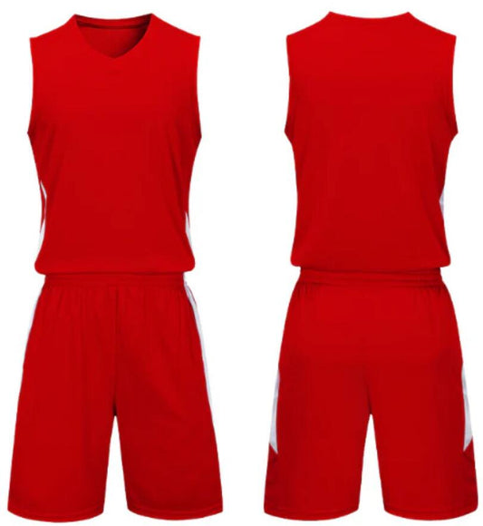 men/women/kids Blank red custom uniform top