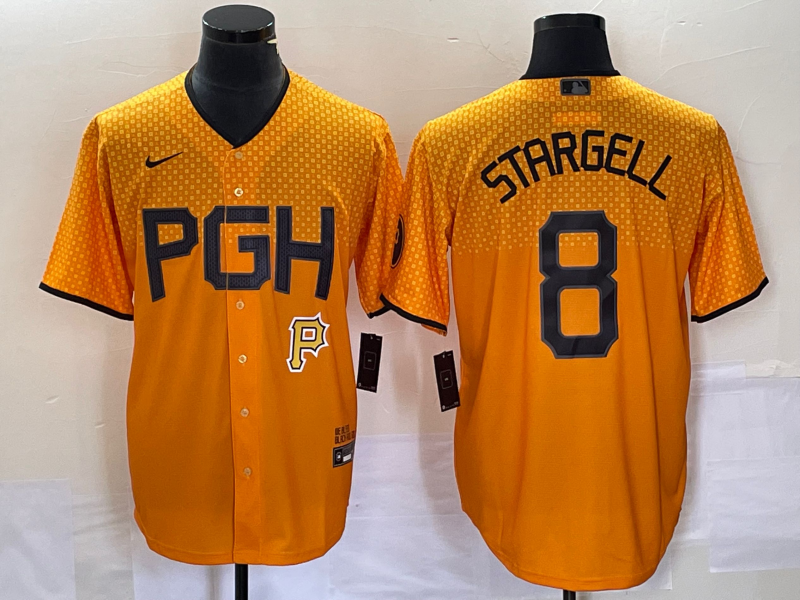 Men/Women/Youth Pittsburgh Pirates Willie Stargell #8 baseball Jerseys