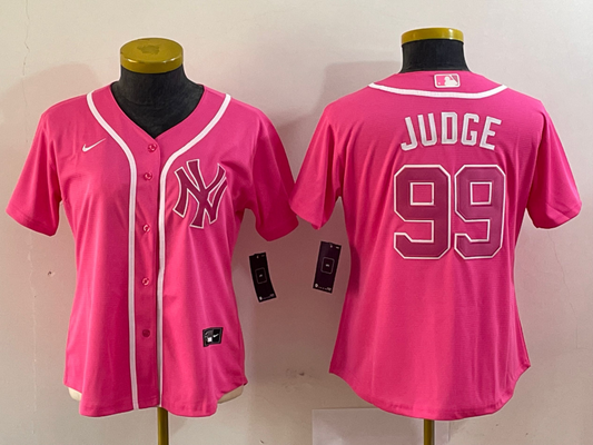 Women's New York Yankees Aaron Judge NO.99 baseball Jerseys