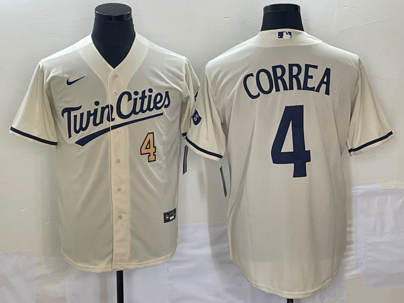 Men/Women/Youth Minnesota Twins Carlos Correa NO.4 baseball Jerseys