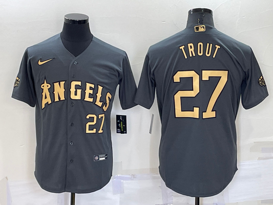 Men/Women/Youth Los Angeles Angels Mike Trout #27 baseball Jerseys