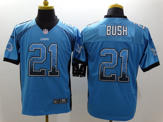 Adult Detroit Lions Reggie Bush NO.21 Football Jerseys mySite