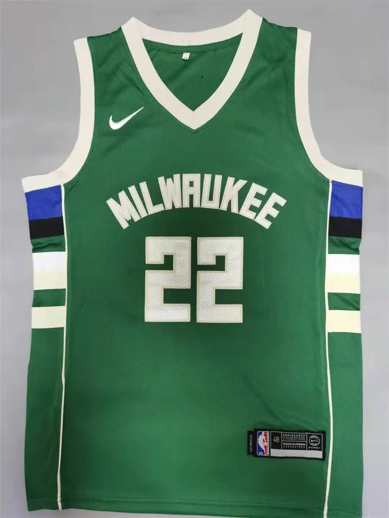 Milwaukee Bucks Khris Middleton NO.22 Basketball Jersey mySite