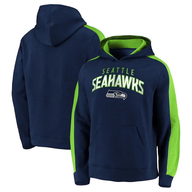 men/women/kids Seattle Seahawks Navy Football Hoodies mySite