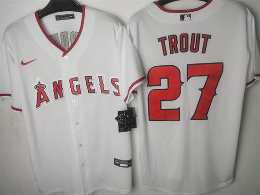 Adult Los Angeles Angels Mike Trout NO.27 baseball Jerseys mySite