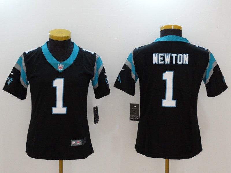 Women's Carolina Panthers Cam Newton NO.1 Football Jerseys mySite
