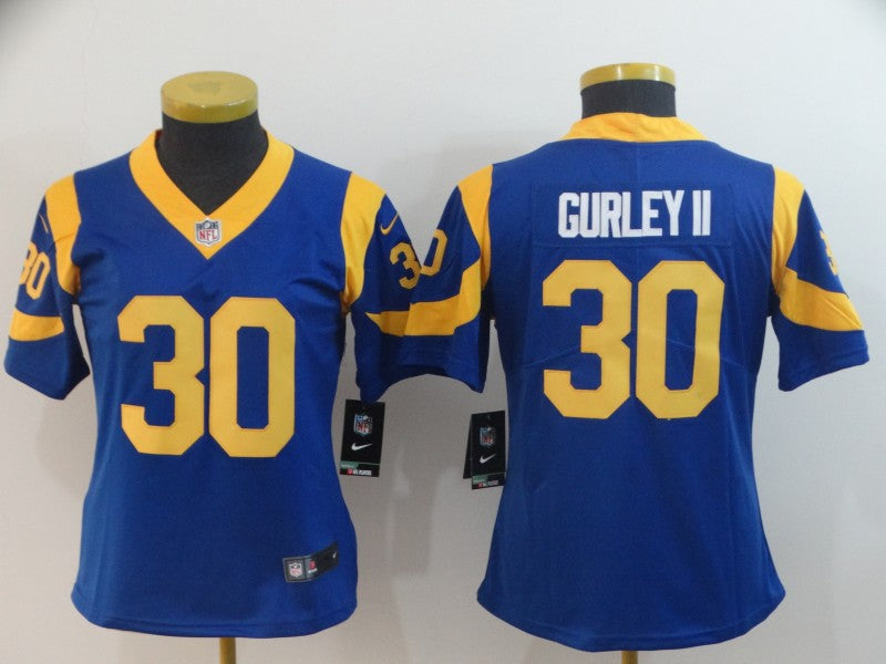 Women's Los Angeles Rams Todd Gurley NO.30 Football Jerseys mySite