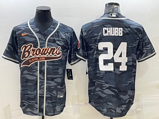 Adult Cleveland Browns Nick Chubb NO.24 Football Jerseys mySite
