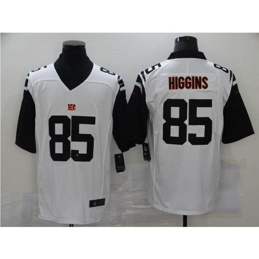 C.Bengals Higgins NO.85 White Football Jersey mySite