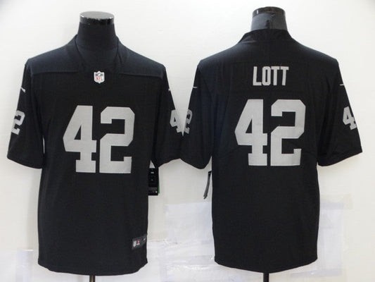 Adult ‎Oakland Raiders Ronnie Lott NO.42 Football Jerseys mySite