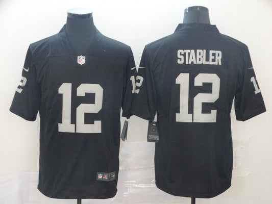 Adult ‎Oakland Raiders Ken Stabler NO.12 Football Jerseys mySite