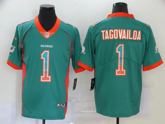 Adult Miami Dolphins Tua Tagovailoa NO.1 Football Jerseys mySite