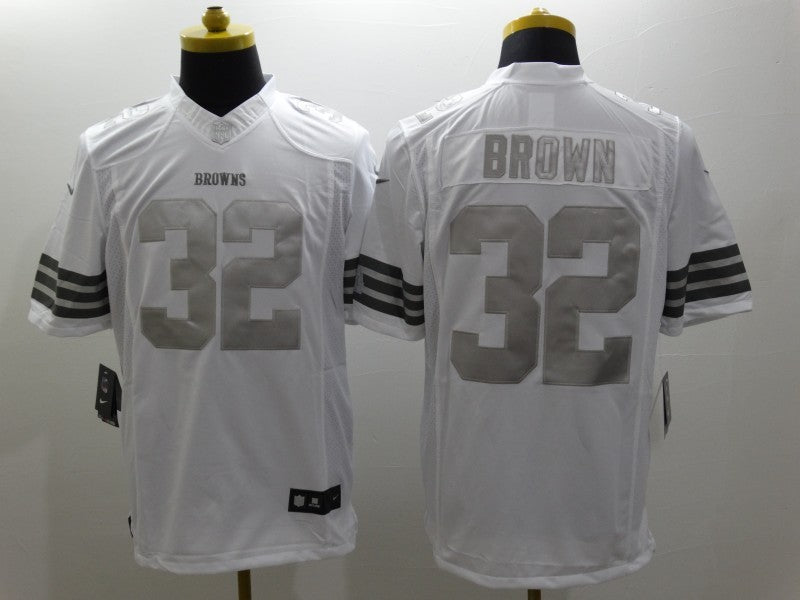Adult Cleveland Browns Jim Brown NO.32 Football Jerseys mySite