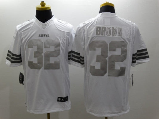 Adult Cleveland Browns Jim Brown NO.32 Football Jerseys mySite