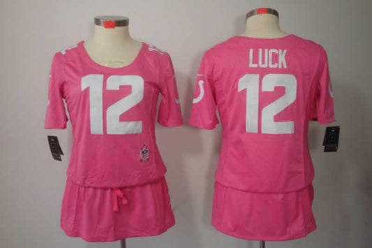 Women Indianapolis Colts Andrew Luck NO.12 Football Jerseys mySite