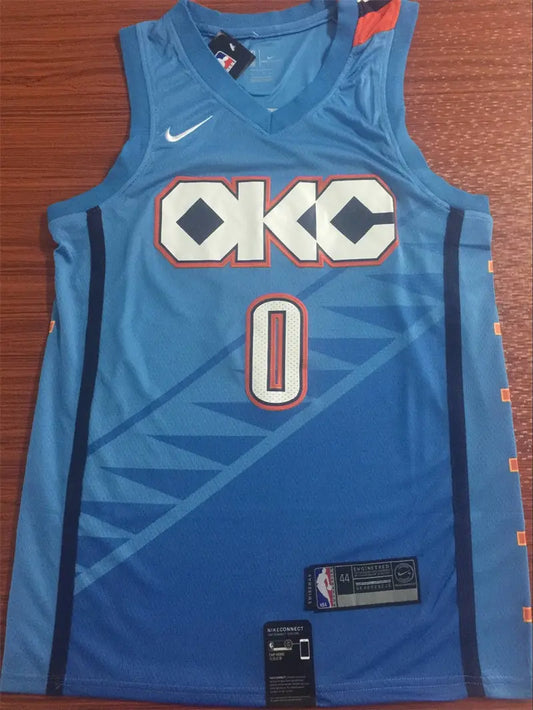 Oklahoma City Thunder Russell Westbrook NO.0 Basketball Jersey mySite