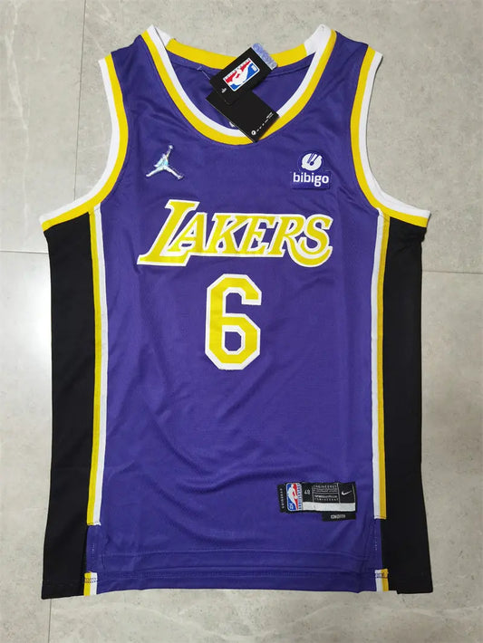 Los Angeles Lakers Lebron James NO.6 Basketball Jersey mySite