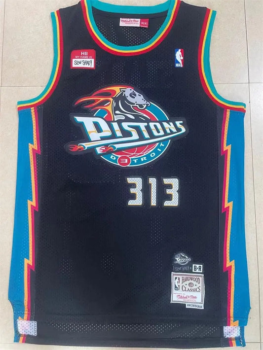Detroit Pistons Shady NO.313 Basketball Jersey mySite