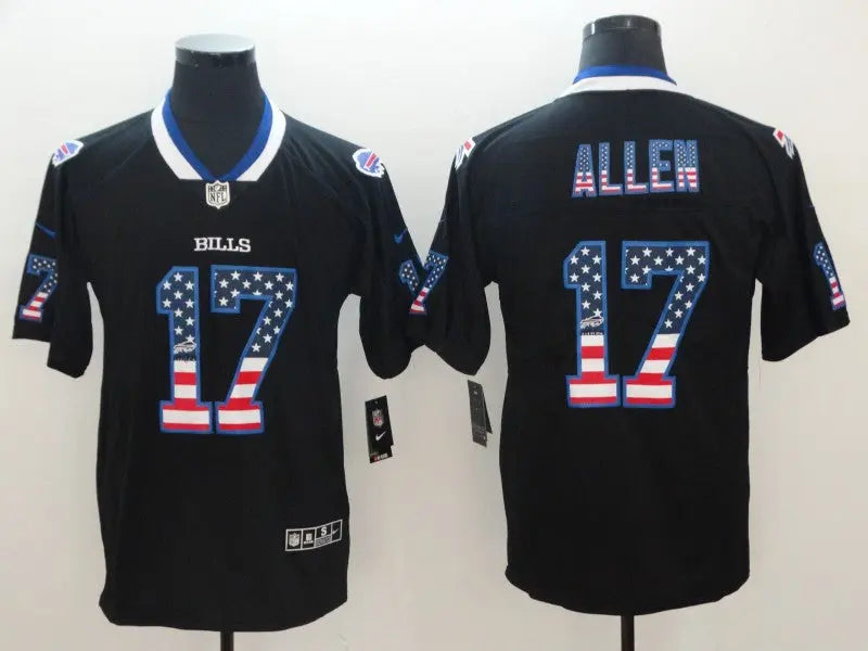 Adult Buffalo Bills Josh Allen NO.17 Football Jerseys mySite