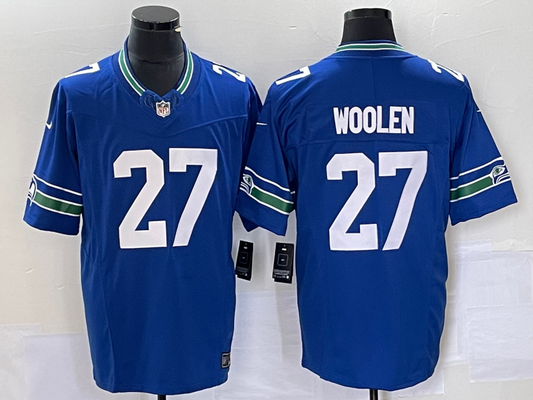 New arrival Adult Seattle Seahawks Riq Woolen NO.27 Football Jerseys mySite