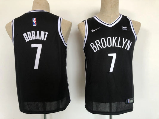 Kids Brooklyn Nets Durant NO.7 Basketball Jersey jerseyworlds