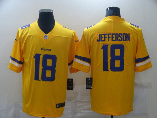 Adult Minnesota Vikings Justin Jefferson NO.18 Football Jerseys mySite