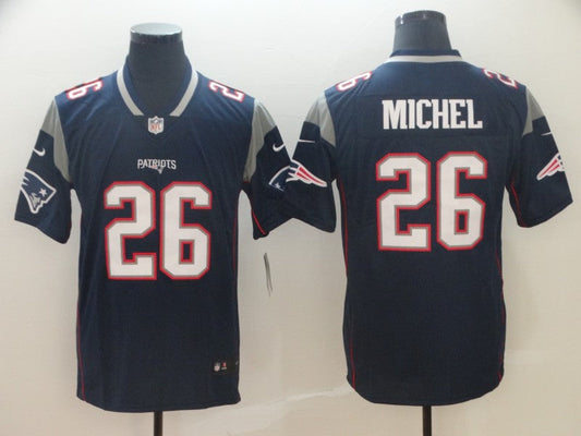 Adult New England Patriots Sony Michel NO.26 Football Jerseys mySite