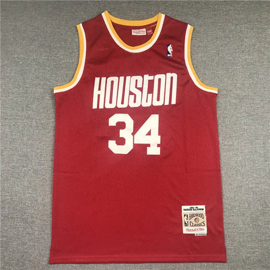 Houston Rockets Hakeem Olajuwon NO.34 Basketball Jersey mySite