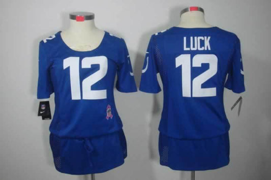 Women Indianapolis Colts Andrew Luck NO.12 Football Jerseys mySite