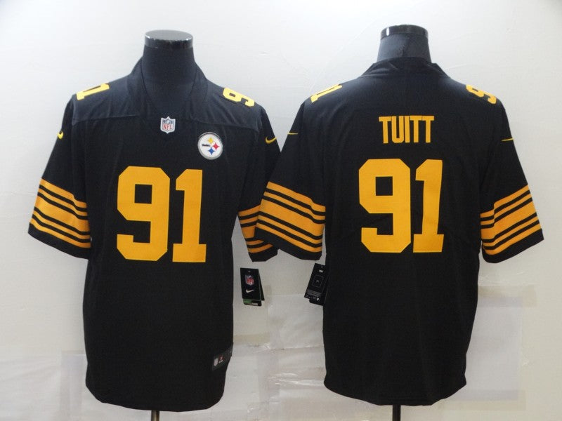Adult Pittsburgh Steelers Stephon Tuitt NO.91 Football Jerseys mySite