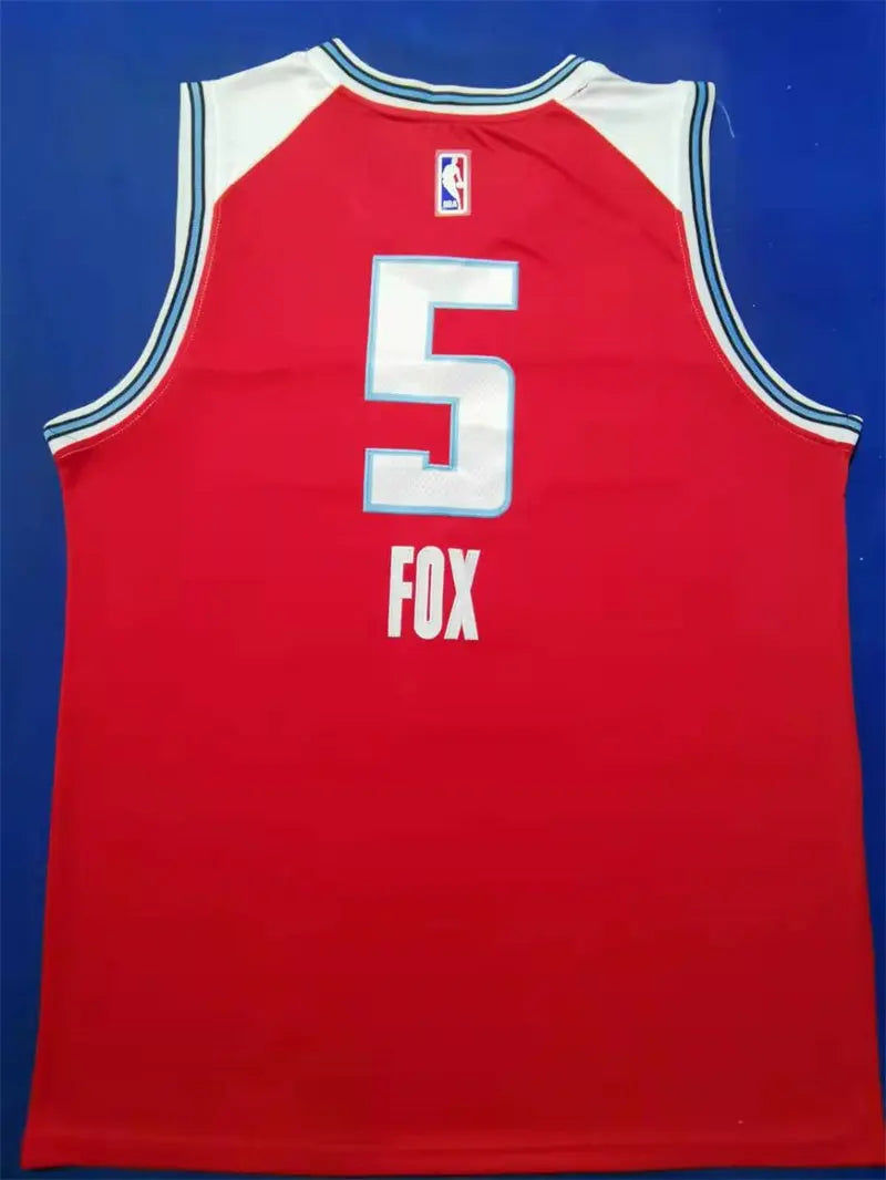 Sacramento Kings Fox NO.5 Basketball Jersey mySite
