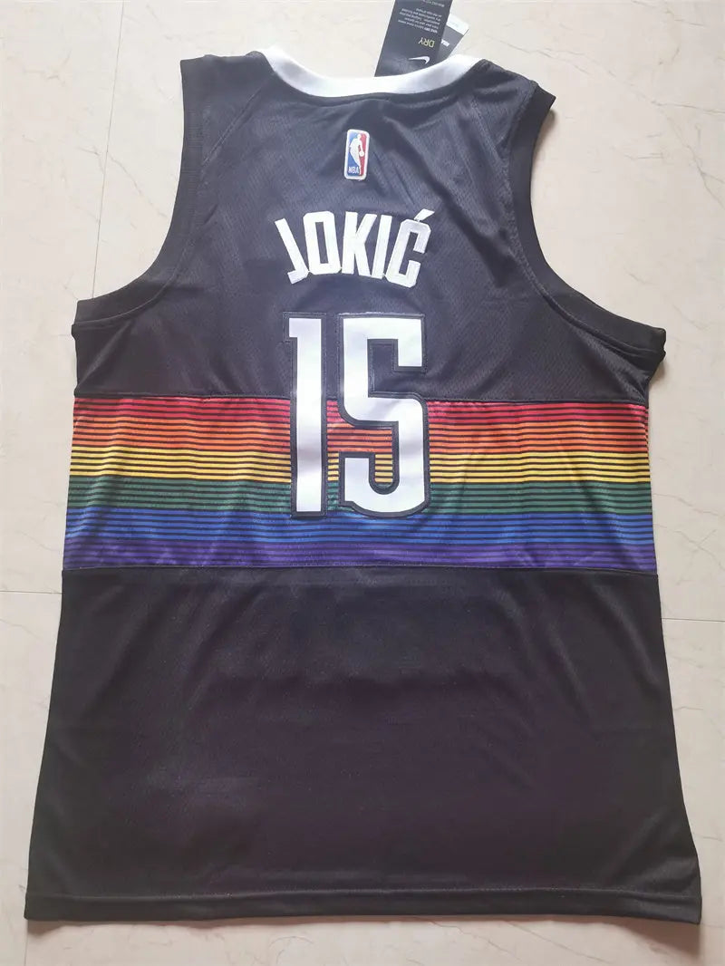 Denver Nuggets Nikola Jokic NO.15  Basketball Jersey mySite