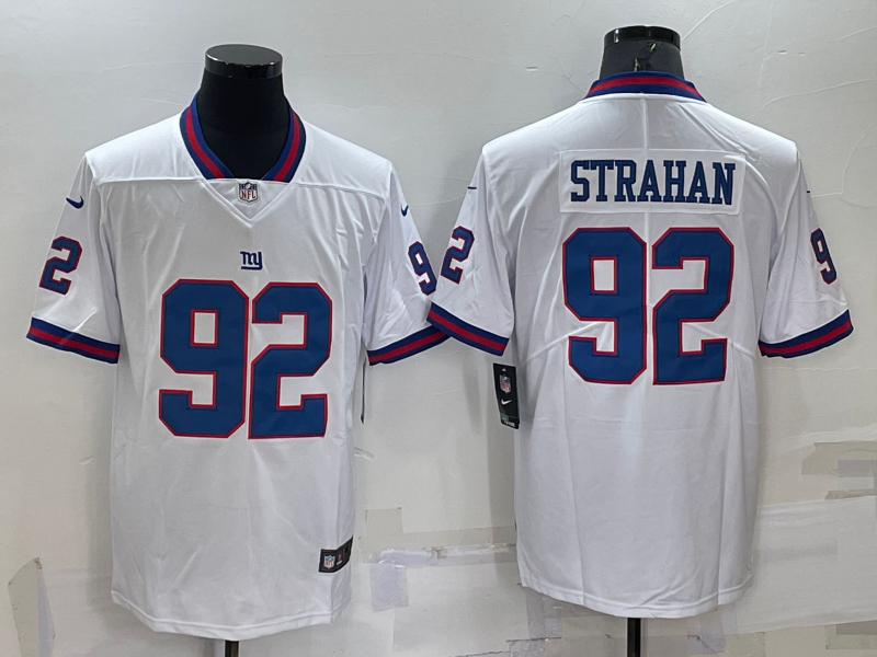 Adult New York Giants Michael Strahan NO.92 Football Jerseys mySite