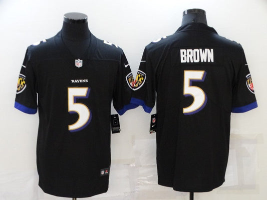 Adult  Baltimore Ravens Marquise Brown NO.5 Football Jerseys mySite