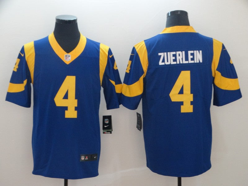 Adult Los Angeles Rams Greg Zuerlein NO.4 Football Jerseys mySite