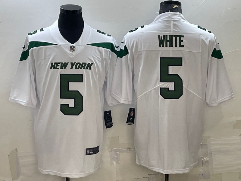 Adult New York Jets Mike White NO.5 Football Jerseys mySite