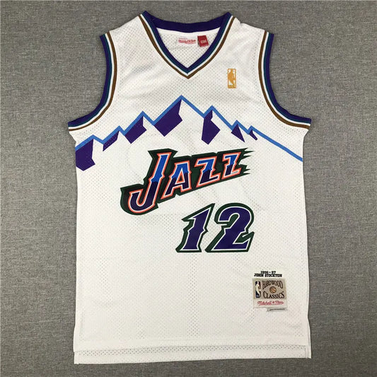 Utah Jazz John Stockton NO.12 Basketball Jersey jerseyworlds
