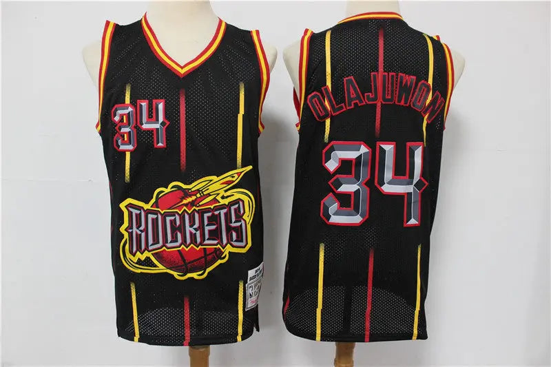 Houston Rockets Hakeem Olajuwon NO.34 Basketball Jersey mySite