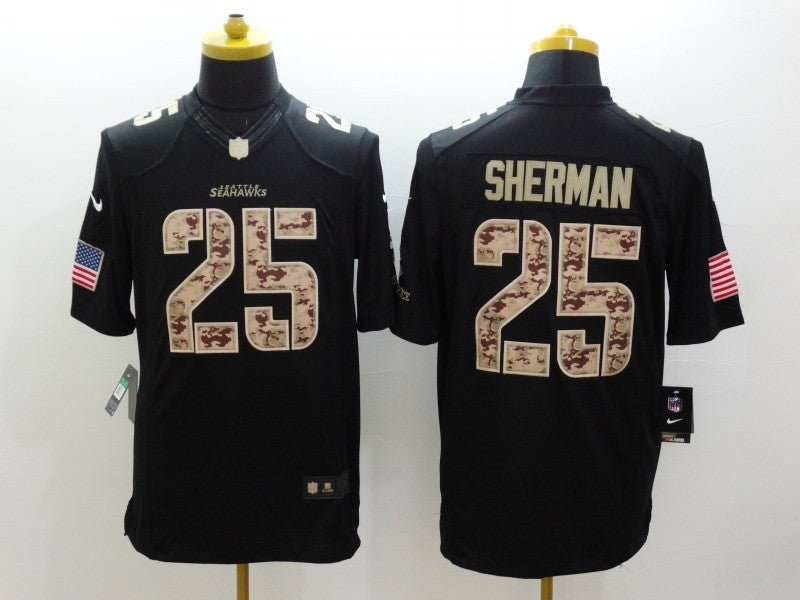 Adult Seattle Seahawks Richard Sherman NO.25 Football Jerseys mySite