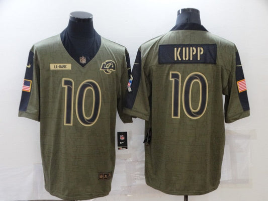 Adult Los Angeles Rams Cooper Kupp NO.10 Football Jerseys mySite