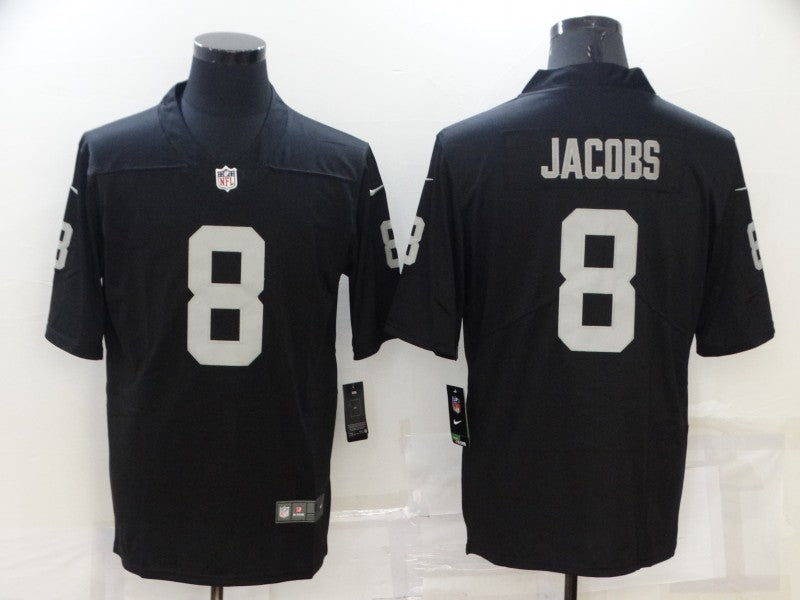 Adult ‎Oakland Raiders Josh Jacobs NO.8 Football Jerseys mySite
