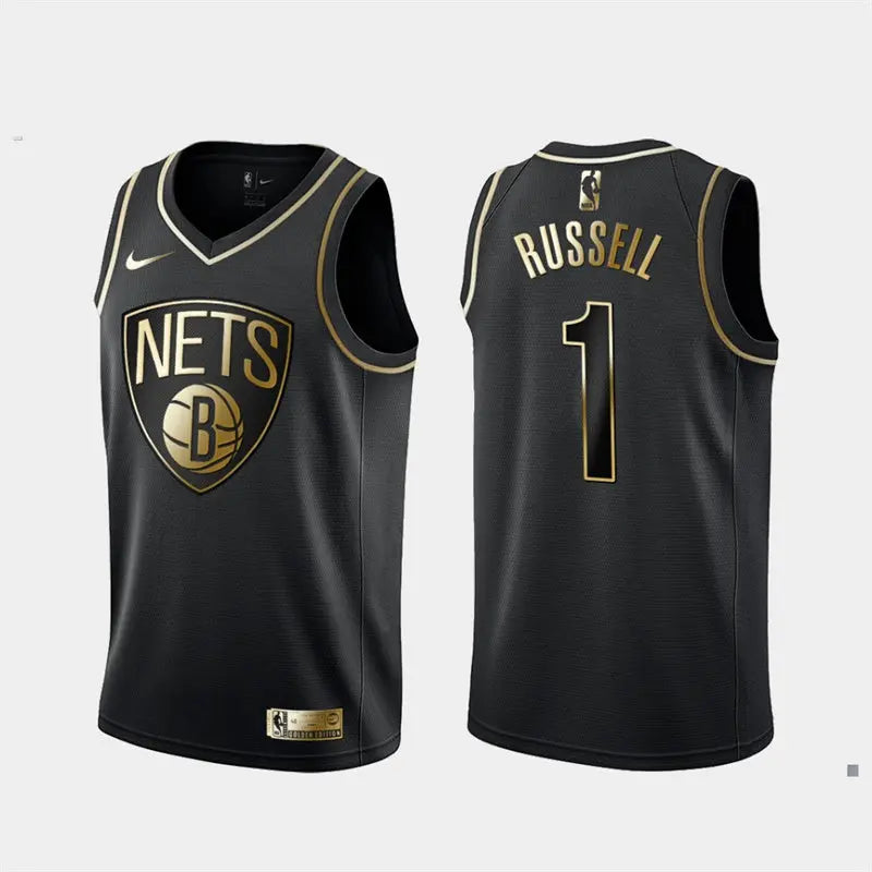 Brooklyn Nets D'Angelo Russell NO.1 Basketball Jersey mySite