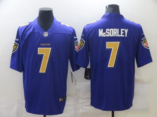 Adult  Baltimore Ravens Trace McSorley NO.7 Football Jerseys mySite