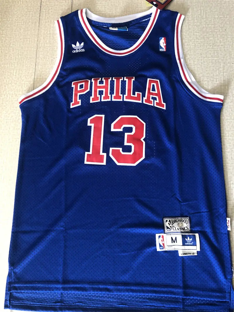 Philadelphia 76ers Chamberlain NO.13 basketball Jersey mySite