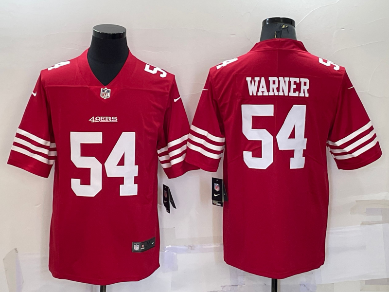 Adult San Francisco 49ers Fred Warner NO.54 Football Jerseys mySite