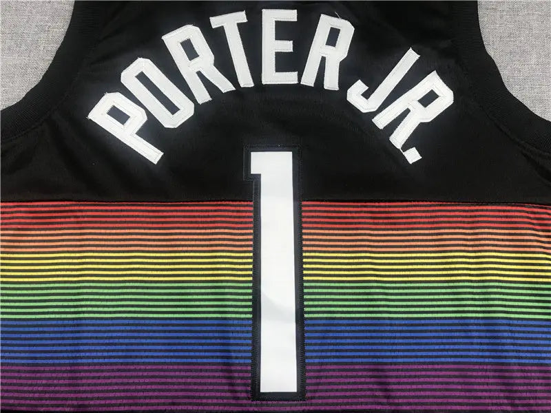 Denver Nuggets Porter JR. NO.1  Basketball Jersey mySite