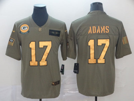 Adult Green Bay Packers Davante Adams NO.17 Football Jerseys mySite