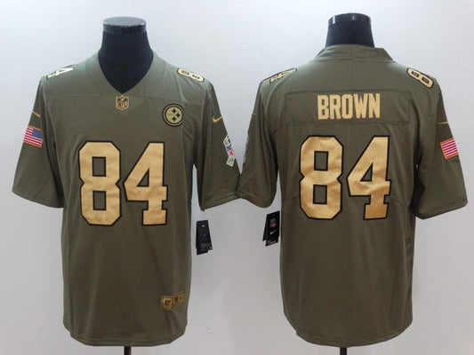 Adult Pittsburgh Steelers Antonio Brown NO.84 Football Jerseys mySite