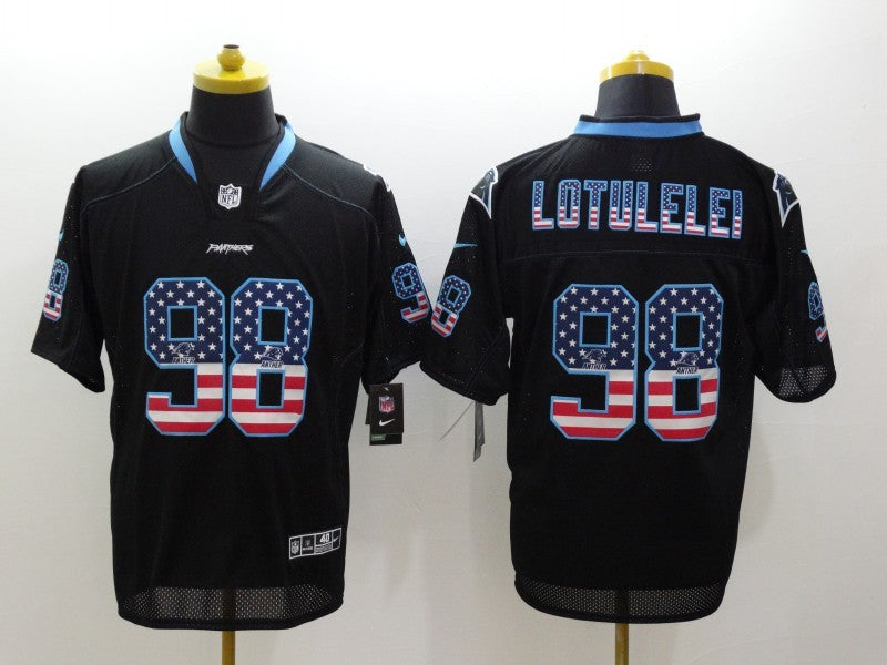 Adult Carolina Panthers Star Lotulelei NO.98 Football Jerseys mySite