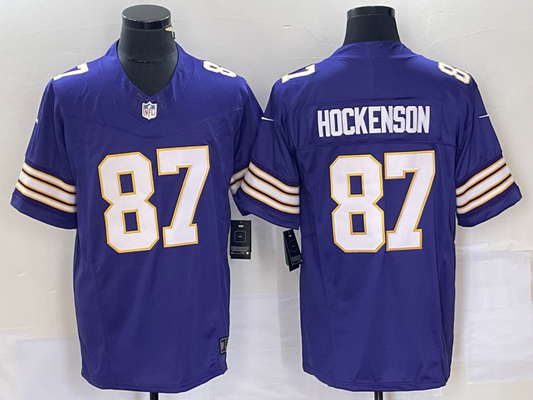 New arrival Adult Minnesota Vikings T.J. Hockenson NO.87 Football Jerseys mySite